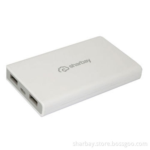 6,000mAh Power banks for phones, tablet PC, with dual USB ports and lithium polymer batteryNew